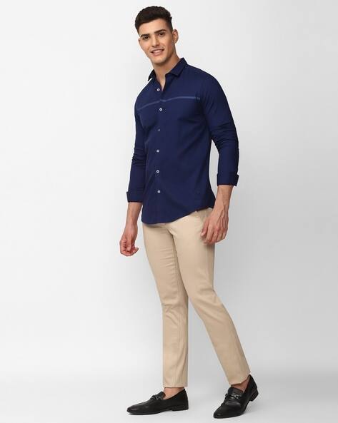 Buy Navy Shirts for Men by SIMON CARTER Online