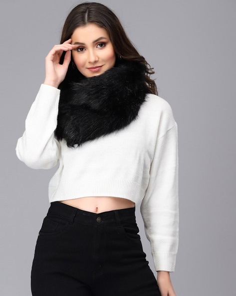 Faux Fur Loop Muffler Price in India