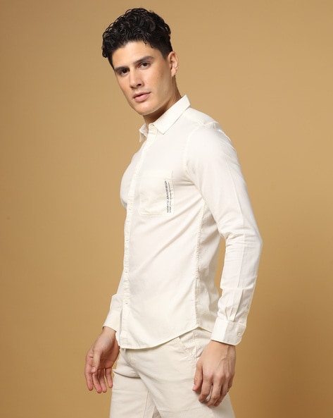 White Shirts For Men on Sale - Buy Mens Dresses Online - AJIO