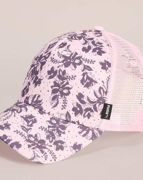 Floral print hot sale baseball cap