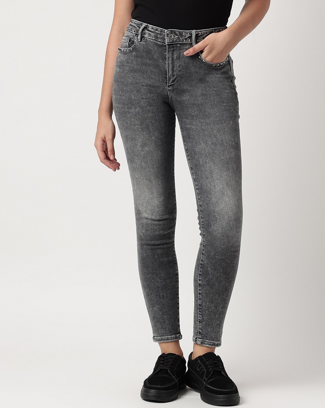 Sweet Look Premium Edition Women's Jeans · Plus Size · High Waist · Skinny  · Style WA732