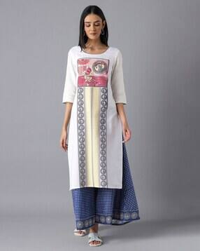 aurelia Printed Straight Kurta-picture-29