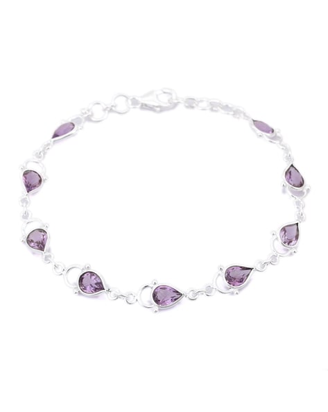 Buy | Fashion Trend Purple New Diamond Ribbon Color Preserving Pandora  Bracelet For Women & Girls Jewelry Gift-Eepleberry