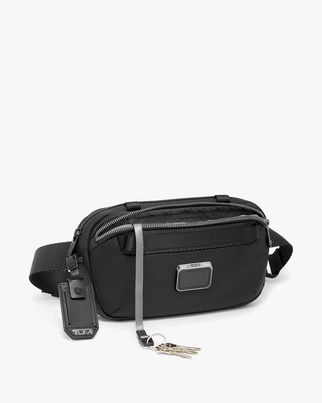 Buy TUMI Alpha Bravo Peyton Bike Sling Bag | Black Color Men
