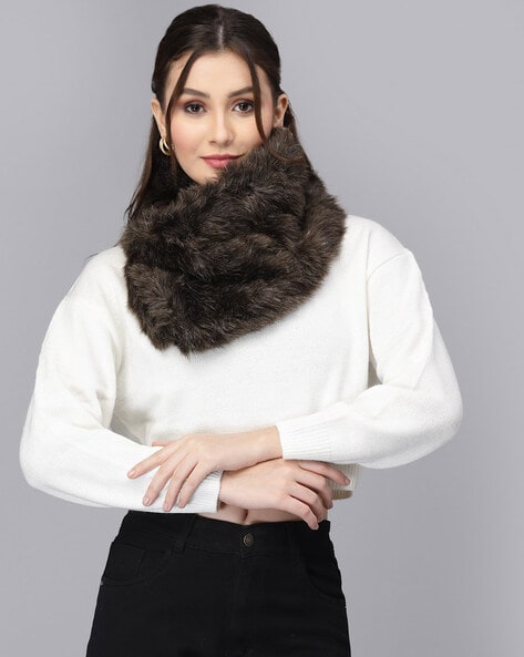 Faux Fur Loop Muffler Price in India