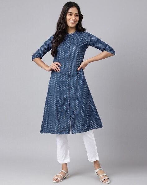 Buy Blue Kurtas for Women by AURELIA Online