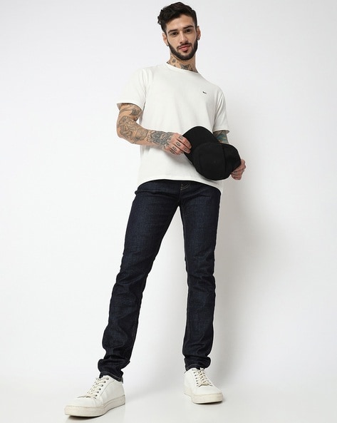 Gas Light-Wash Skinny Fit Jeans