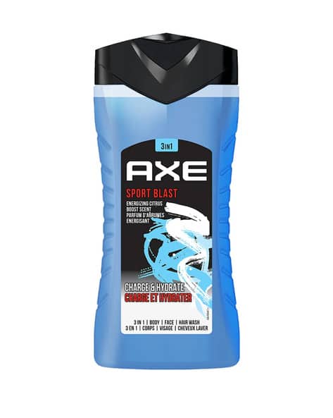 AXE 3-In-1 Sports Blast Body Face & Hair Wash