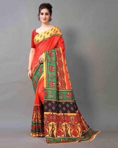 Buy Red Sarees for Women by SHAILY Online