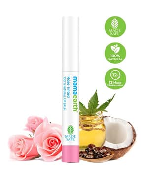 mamaearth 100 Natural Lip Balm - Rose Tinted-picture-14