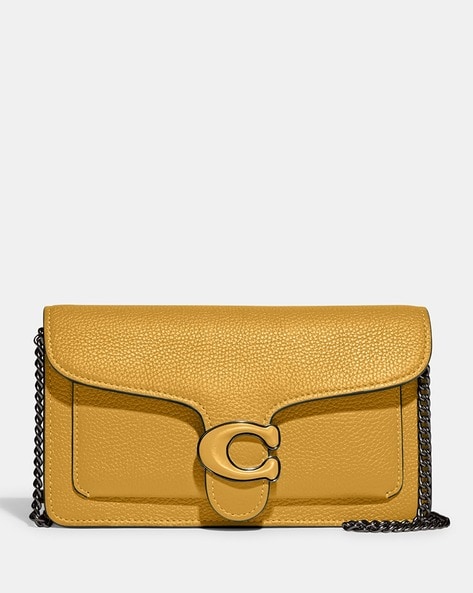 COACH Tabby Shoulder Bag 26 in Yellow | Lyst