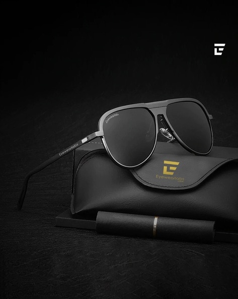 Men's Aviator Metal Sunglasses - Goodfellow & Co™ Black : Target-tuongthan.vn