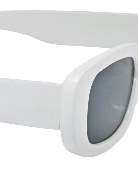 Elvex RSG101 Impact Sunglasses, Pearl White Frame/Orange Mirror Lens -  Range Systems