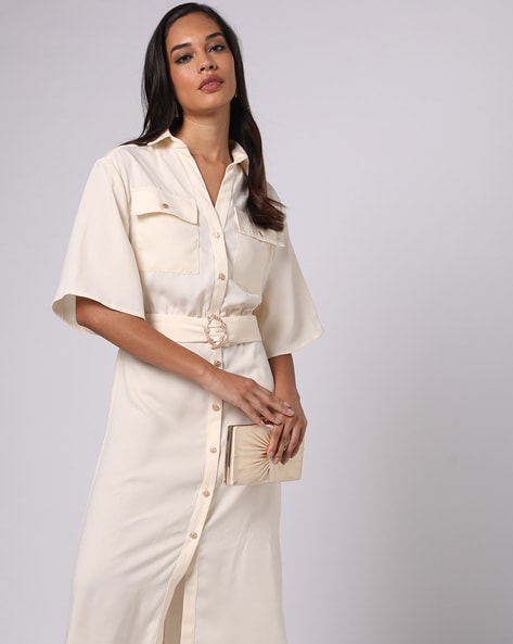 Buy Off-White Dresses for Women by Encrustd Online