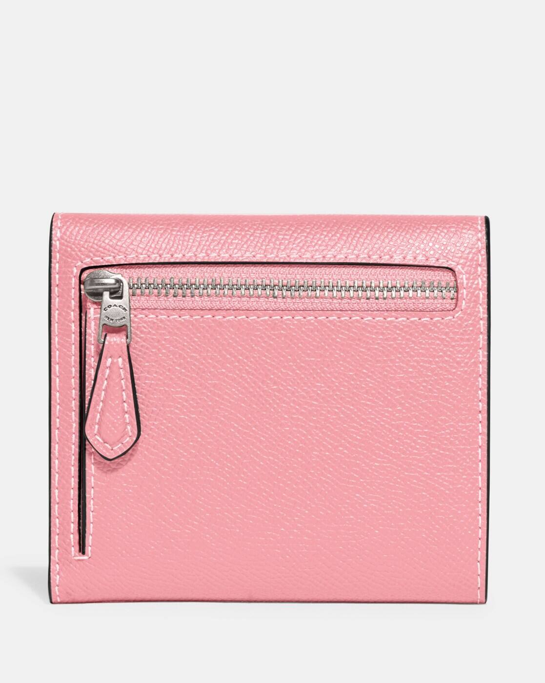 Buy Coach Wyn Small Tri-Fold Wallet | Pink Color Women | AJIO LUXE