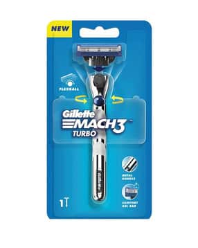 Razor with Flexball Technology Metal Handle