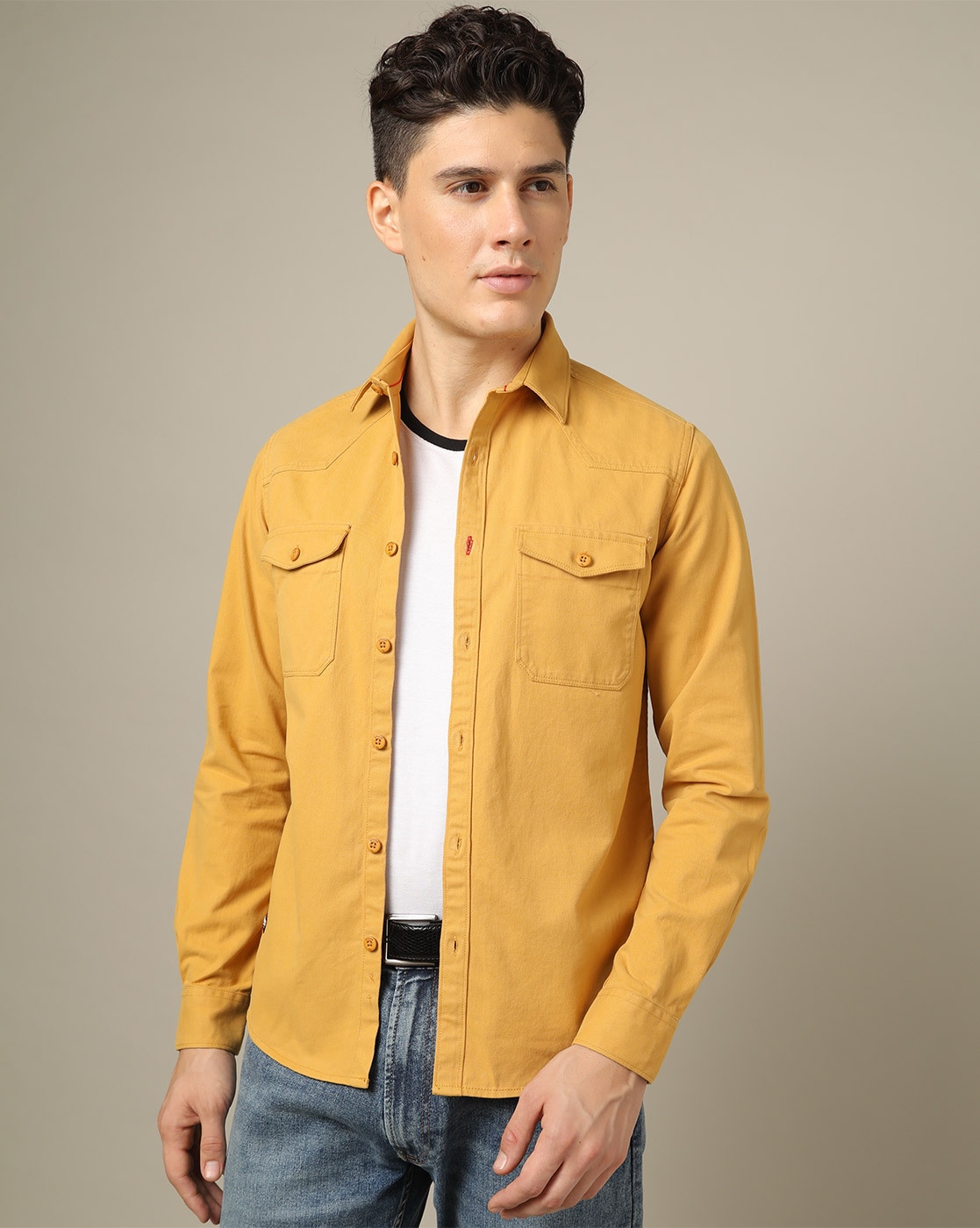 Pepe Jeans Men Solid Casual Yellow Shirt - Buy Pepe Jeans Men Solid Casual Yellow  Shirt Online at Best Prices in India | Flipkart.com