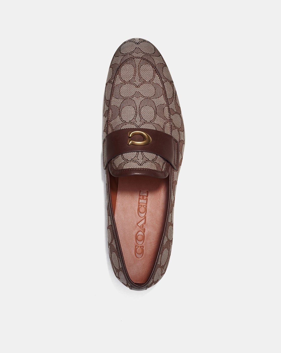 Coach jade best sale signature loafers