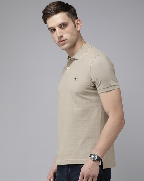 Slim Fit Embroidered Polo T-Shirt