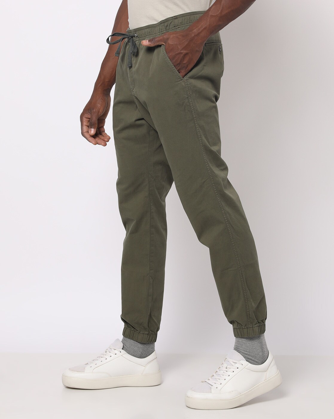 Gap best sale canvas joggers