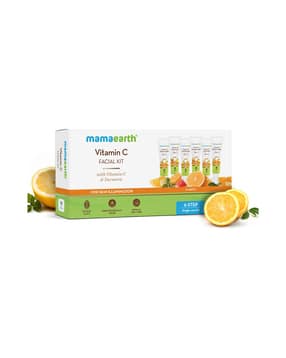 mamaearth Vitamin C Facial Kit With Vitamin C & Turmeric For Skin Illumination-picture-14