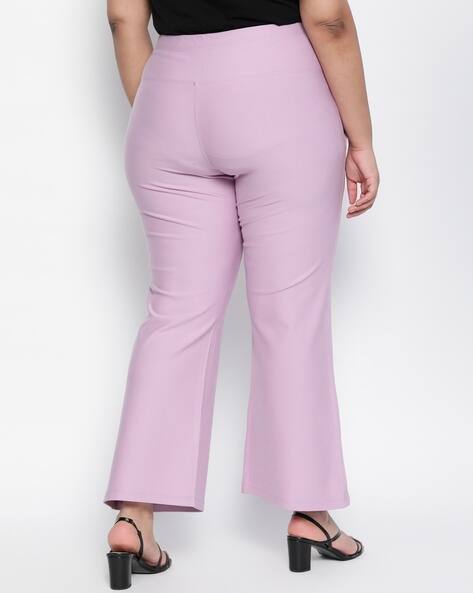 Buy Lilac Trousers Pants for Women by Amydus Online