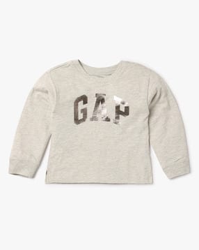 gap kids Logo Print Round-Neck T-Shirt-picture-41