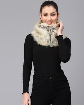 Faux fur neck sale collar