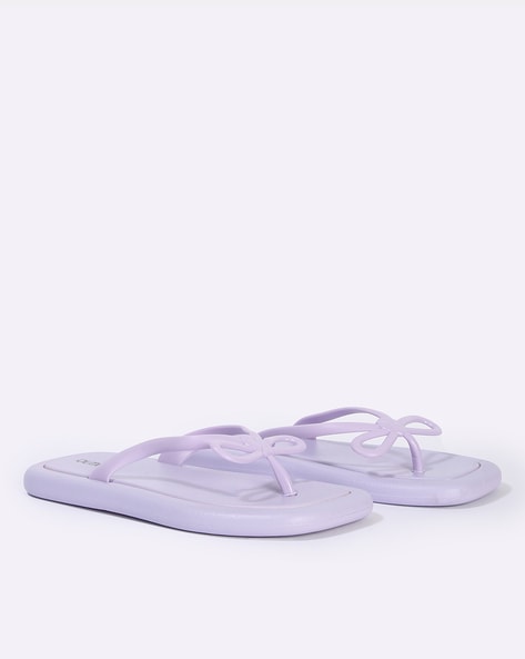 Lavender discount flip flops