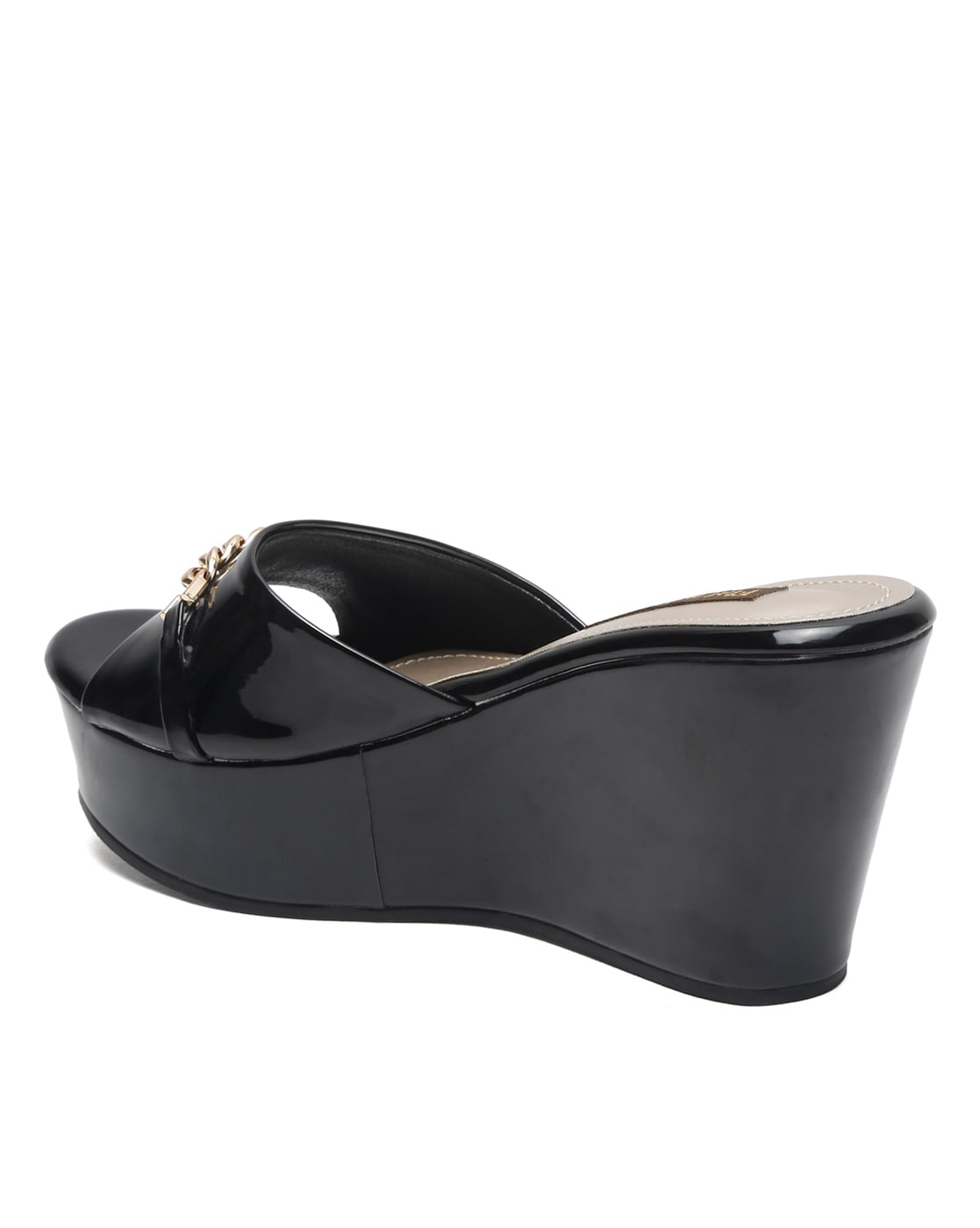 Paloma Barceló Wedge Sandals in Black | Lyst
