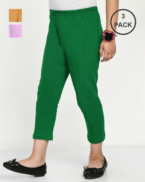 Buy Multicoloured Trousers & Pants for Girls by INDIWEAVES Online