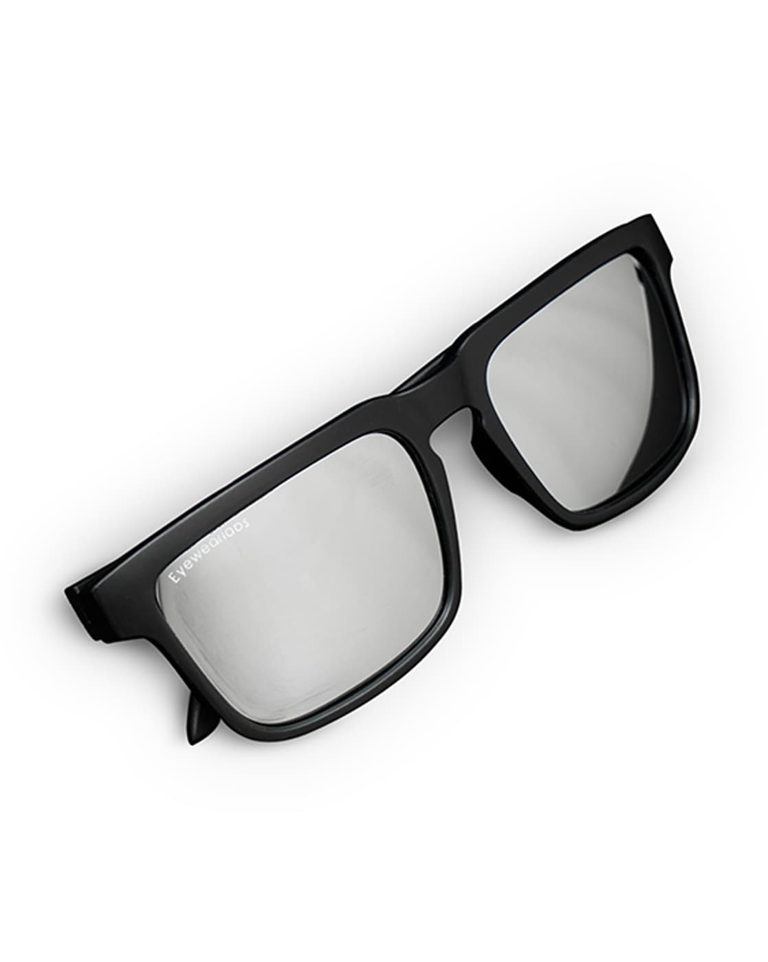 Dior sunglasses with black and silver square frames and black lenses -  BELORN