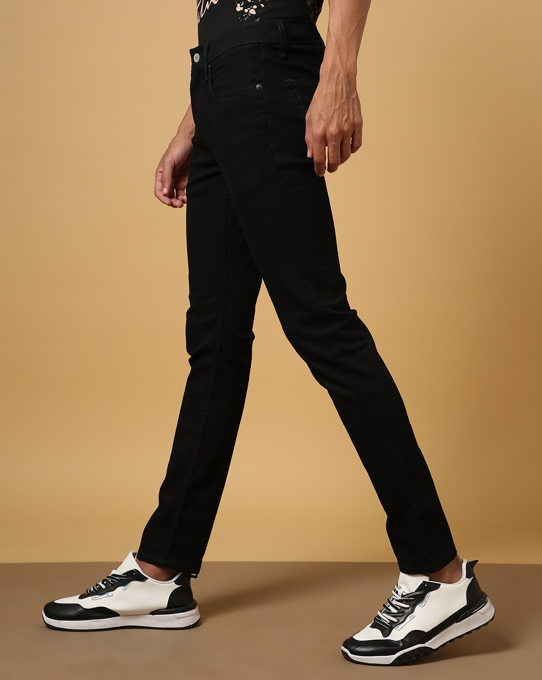 Buy Lacoste Men Black Slim Fit Stretch Cotton Denim Jeans Online - 873593 |  The Collective
