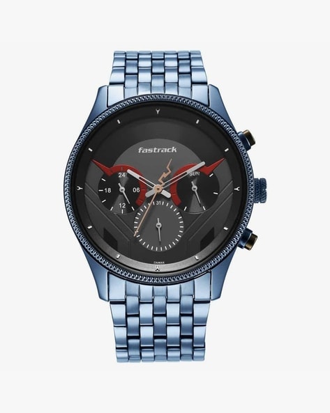 Buy Online Fastrack Thor Quartz Multifunction Grey Dial Metal Strap Watch  for Guys - nr3286km03 | Titan