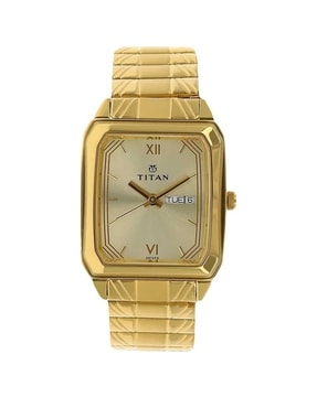 Titan watch clearance price golden colour