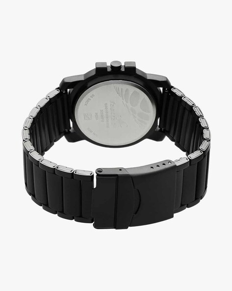 Fastrack watches for 2024 mens black metal