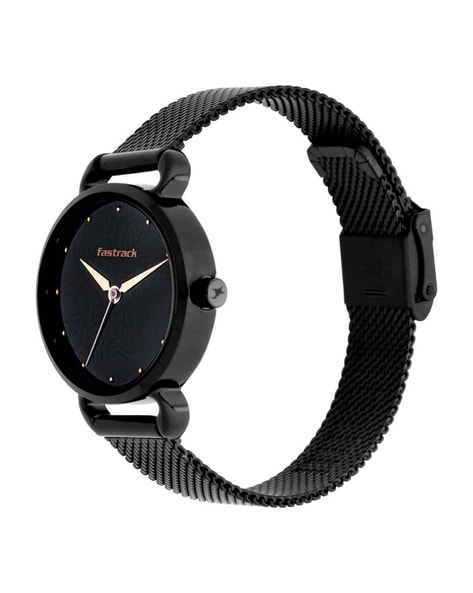 Fastrack watches ladies black hotsell