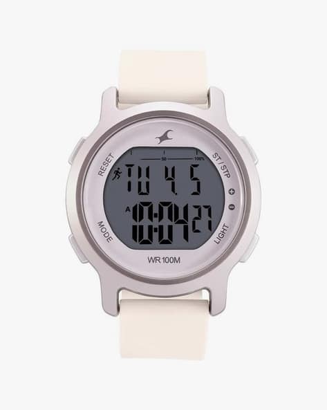 FASTRACK 68027PP04 Street Line Digital Beige Dial Watch