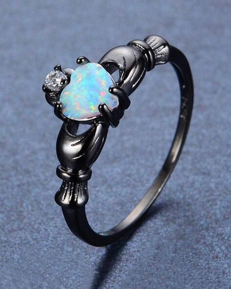 Rachel Atherley Black Opal Lucky Scarab Ring – Meeka Fine Jewelry