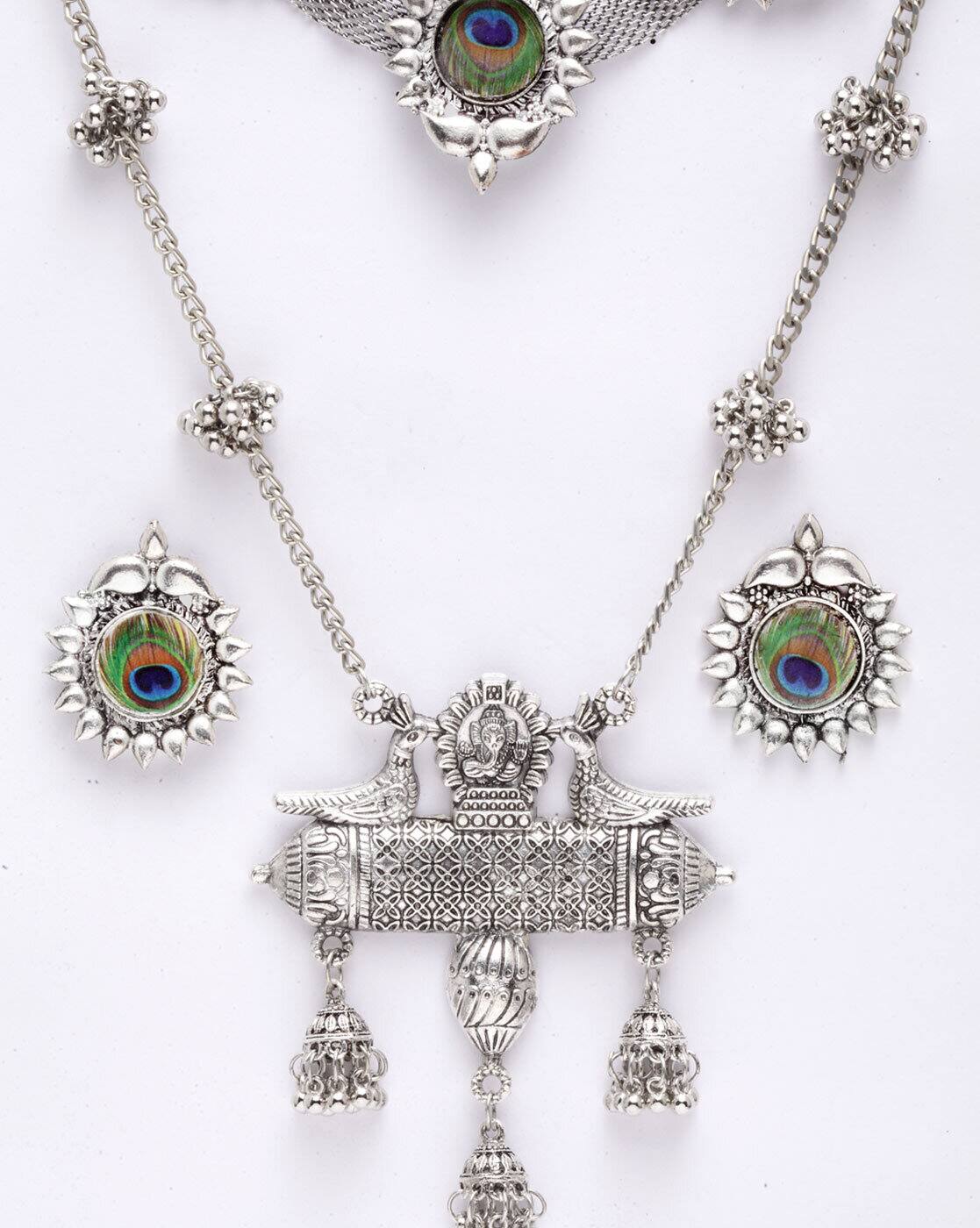 Oxidised Multi Piece Jewellery Set