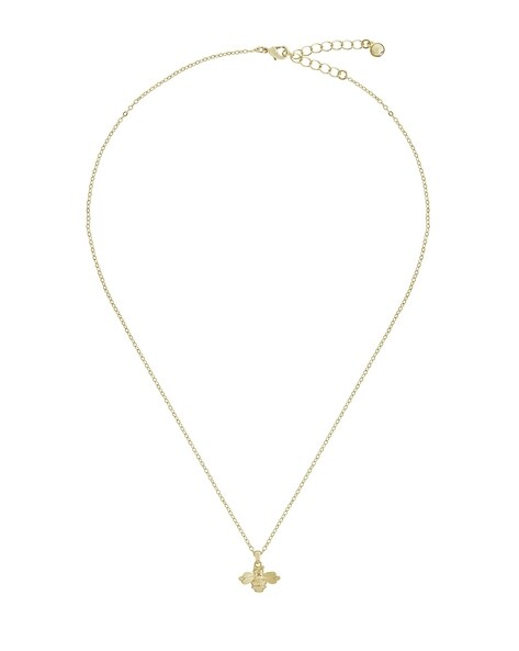 Gold Plated Bee Necklace | Lily Charmed | Wolf & Badger
