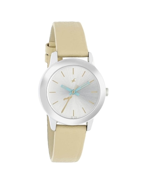 Fastrack Streetwear White Dial with White Colour Strap Watch for Guys