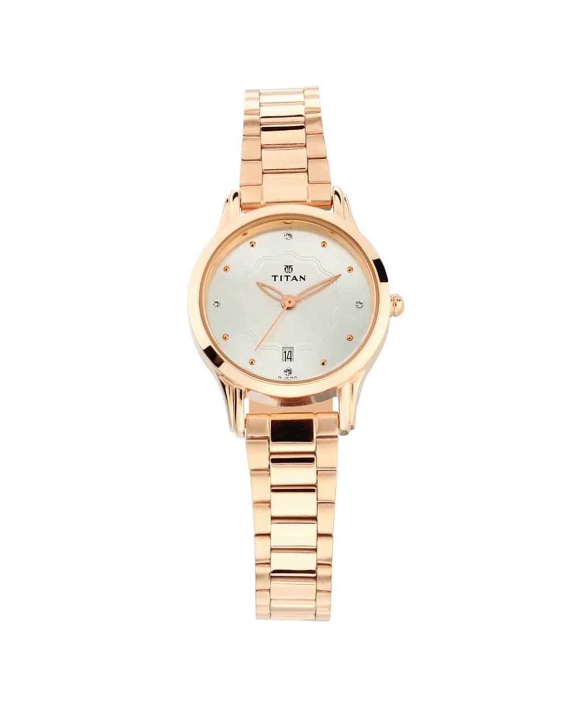 Titan silver outlet gold watches