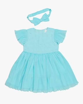 Buy Mint Blue Dresses Frocks for Infants by H by Hamleys Online