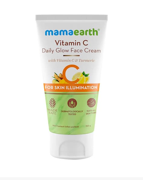 MAMAEARTH Vitamin C Daily Glow Face Cream With Vitamin C & Turmeric For Skin Illumination