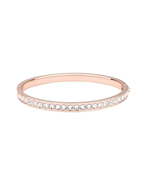 Orchid Pavé Fuchsia And Pale Pink Crystal Bangle – Anabel Aram