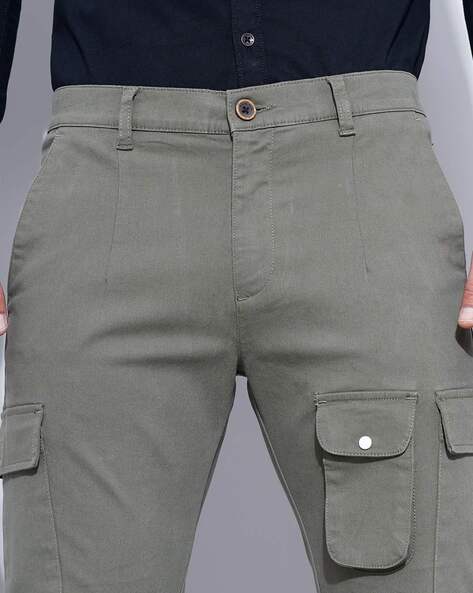 Buy Olive Trousers & Pants for Men by British Club Online