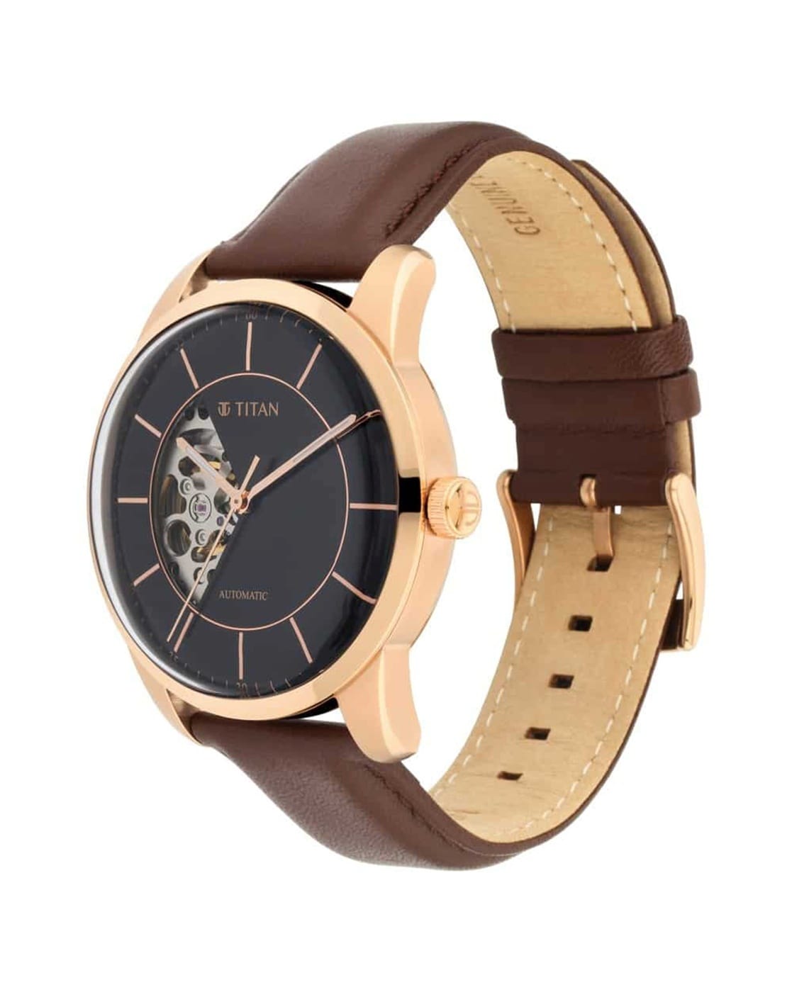 Titan Brown Dial Automatic Watch for Men | TITAN WORLD | Bazar Chowk | Angul