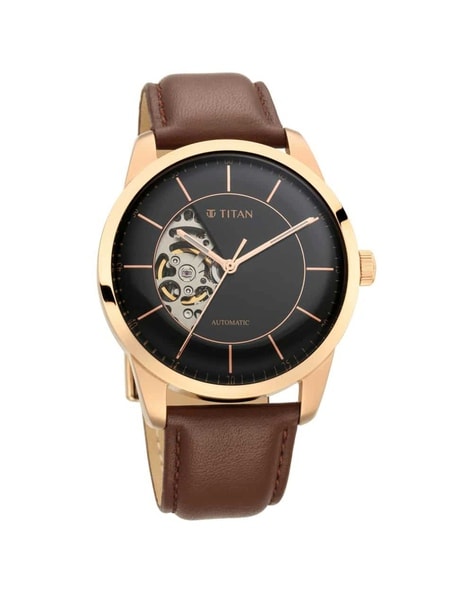 Titan skeleton watch price sale