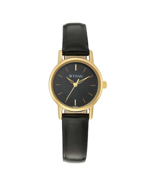 Titan women black clearance watch